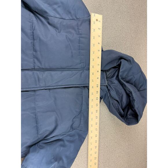 Everlane Women's XS Navy Blue ReNew Long Puffer Jacket - Picture 5 of 16